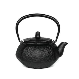【福介商店】南部鐵器 日本鑄鐵茶壺 巖戶鑄工所 八角 急須0.35L(泡茶壺 沖泡壺 小茶壺 小鐵壺)