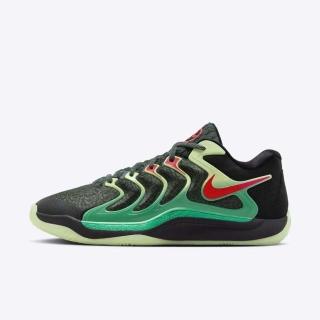 【NIKE 耐吉】KD17 EP 男 籃球鞋 運動 實戰 球鞋 杜蘭特 緩震 氣墊 萬聖節 黑綠(FJ9488-002)