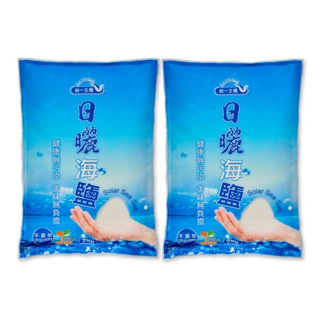 【統一生機】日曬海鹽量販包2kgx2包