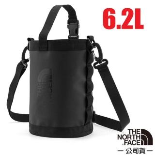 【The North Face】NEW MINI BASE CAMP SHOULDER 防水耐磨背提兩用單肩側揹包6.2L.水桶包(8DJP-KX7 星際黑)