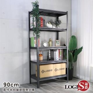【LOGIS】耐重工業風置物架(螺絲 收納架 置物架 收納櫃 五層架 展示架 鐵架)