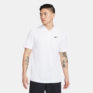 【NIKE 耐吉】短袖上衣 男款 POLO衫 運動 Court Dri-FIT 白 DH0858-100(3S4051)