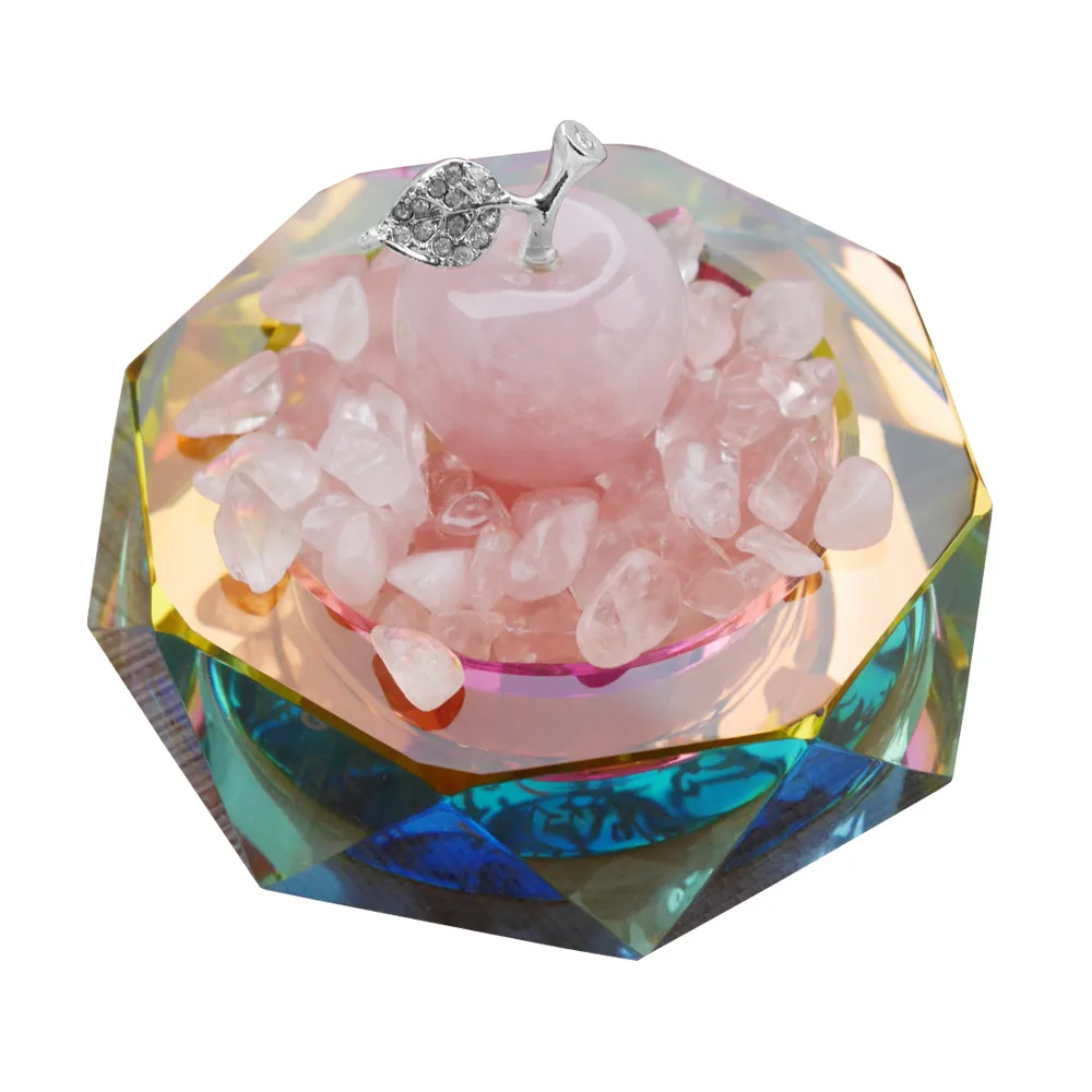 命運好好玩】招桃花結良緣湯鎮瑋-粉晶蜜果桃花擺鎮(求姻緣/開運水晶