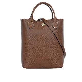 【LONGCHAMP】Epure XS 牛皮手提/斜背二用迷你托特包(棕色)