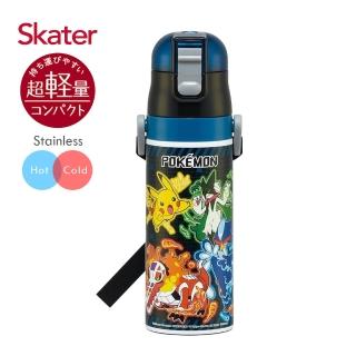 【Skater】不鏽鋼直飲保溫-兒童水壺470ml(Pokemon)