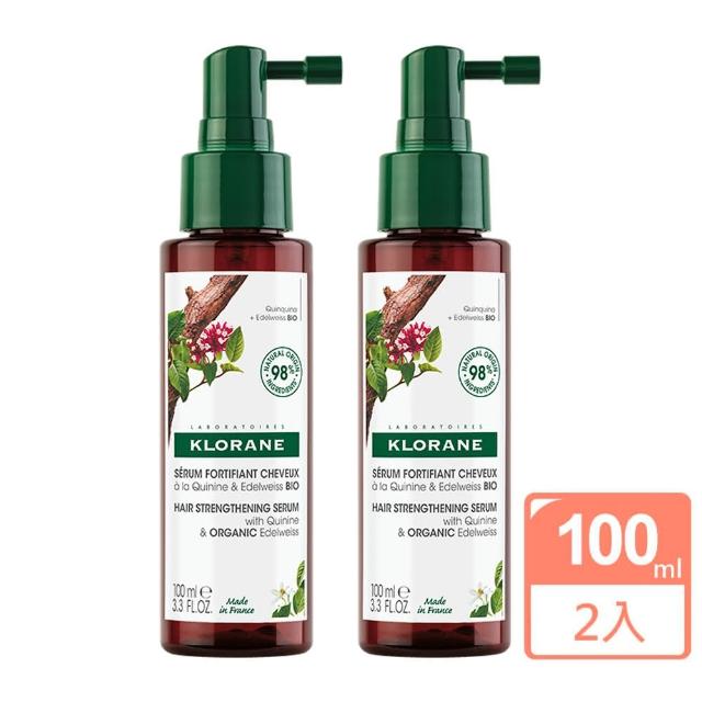 【KLORANE 蔻蘿蘭】植萃養髮強韌精華液100ml(買一送一組)