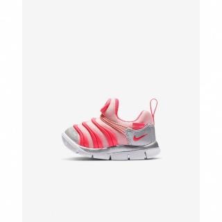 【NIKE 耐吉】DYNAMO FREE TD 小童 嬰幼童 童鞋 運動鞋 毛毛蟲鞋 學步鞋 粉銀(CI1188686)