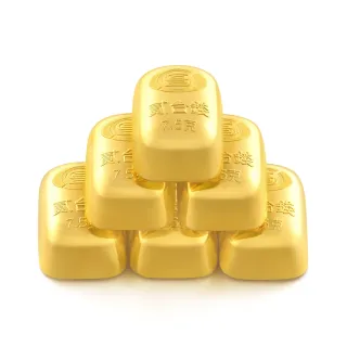 【點睛品】貳台錢x6塊 黃金金條_計價黃金(共45克)