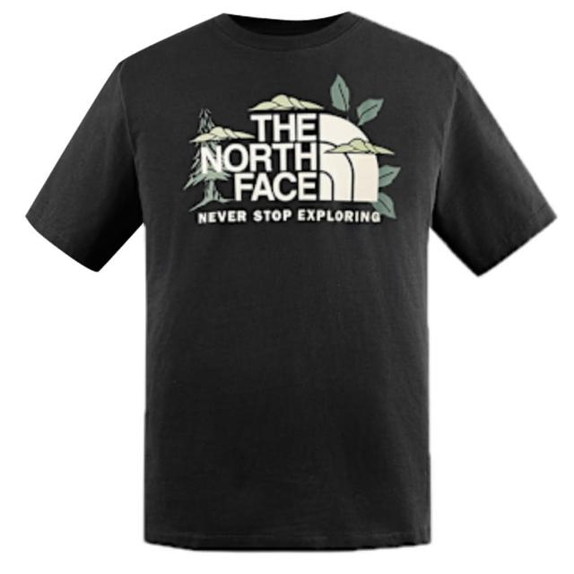 【The North Face】北臉 短袖上衣 男 女 中性 亞規 U RLX PLANET SCENE SS TEE 黑 NF0A8D7WJK3