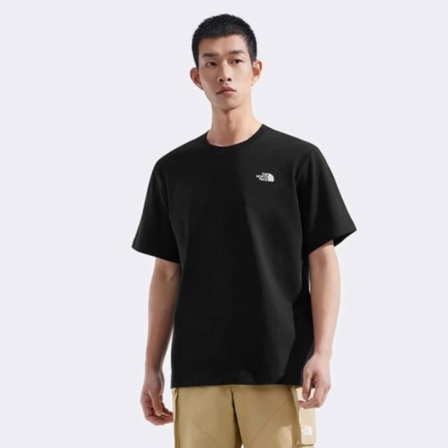 【The North Face】北臉 短袖上衣 男 女 中性 亞規 U RLX SAME PLANET SS TEE 黑 NF0A8DEUJK3