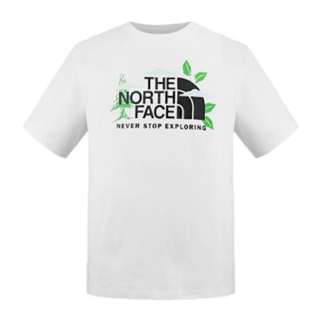 【The North Face】北臉 短袖上衣 男 女 中性 亞規 U RLX PLANET SCENE SS TEE 白 NF0A8D7WFN4