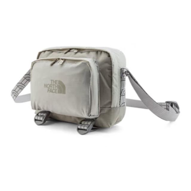 【The North Face】北臉 側背包 斜背包 小包 運動小包 隨身小包 CITY SHOULDER BAG 灰 NF0A8AMV7J4