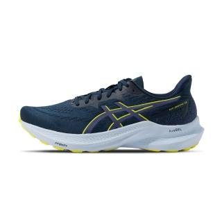 【asics 亞瑟士】GT-2000 12 2E 男鞋 藍黃色 運動 訓練 休閒 緩衝 透氣 慢跑鞋 1011B689-403