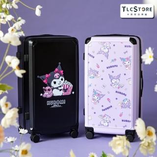 【TLCSTORE】KUROMI酷洛米28吋 拉鍊款胖胖箱 行李箱 旅行箱 拉桿箱(海關鎖 萬向飛機輪 2年保固)
