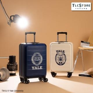 【TLCSTORE】Yale University耶魯大學20吋前開上掀式行李箱 旅行箱 拉桿箱(2年保固 海關鎖 360度飛機輪)