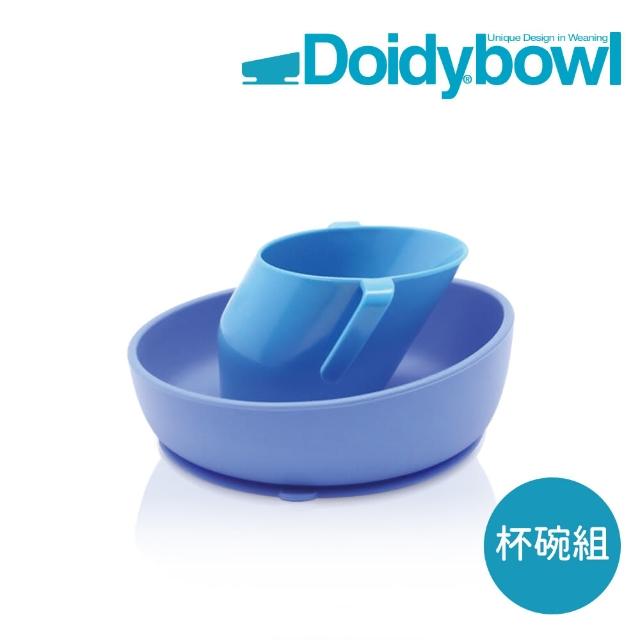 【英國Doidy cup】彩虹學習水杯+矽膠學習碗組合(安全無毒 輕巧好攜帶)