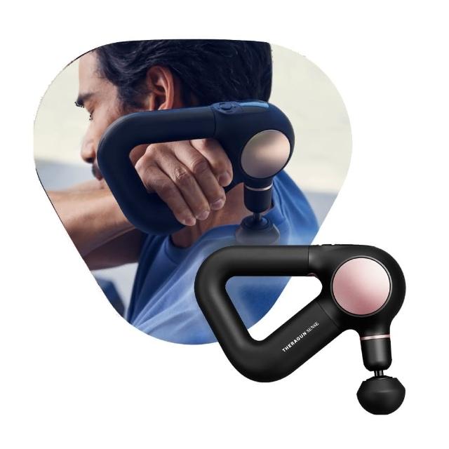 【Therabody】Theragun Sense 專業級智慧衝擊式筋膜槍 曜石黑(4款按摩頭/12mm振幅/USB-C充電)