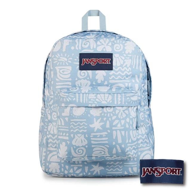 【JANSPORT】SUPERBREAK PLUS 校園系列後背包(海洋藍)