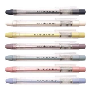 【sun-star】按壓出芯橡皮擦 noc color eraser(筆型橡皮擦 按壓式橡皮擦 學生 辦公)