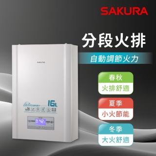 【SAKURA 櫻花】16L無線溫控智慧恆溫熱水器DH1628(FE式 原廠安裝-官方直營)