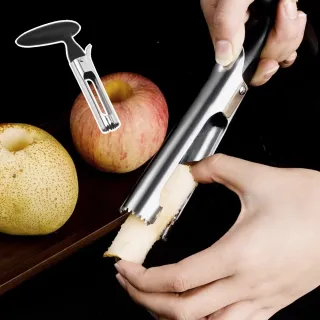 【輕鬆使用】不鏽鋼水果去芯器(取芯器 去核器 水果去籽器 挖孔器 取核器 梨子 蘋果)