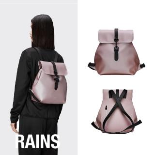 【RAINS官方直營】Bucket Backpack 防水水桶後揹包(Muse金屬粉)