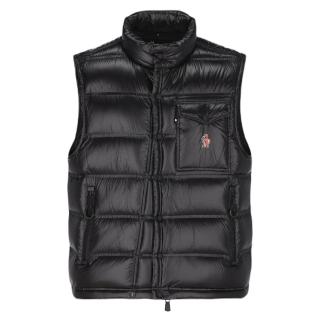 【MONCLER】春夏新款 男款 NANTU 羽絨背心-黑色(1號USA-S、2號USA-M、3號USA-L、4號USA-XL、5號USA-XXL)