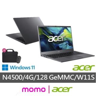 【Acer 宏碁】筆電包/滑鼠組★15.6吋N4500輕薄筆電(Aspire/AL15-32P-C2R2/N4500/4G/128G eMMC/W11S)