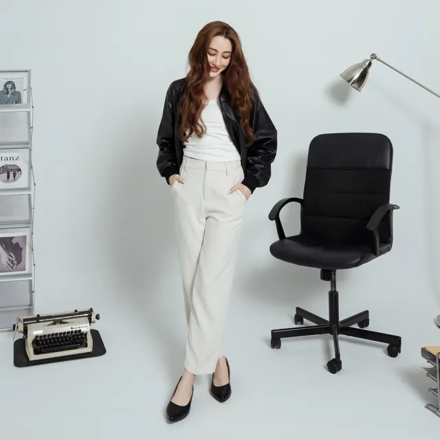 【Ann’S】高個子女孩&跟鞋初學者-素面頂級綿羊皮低跟包鞋3cm(黑)