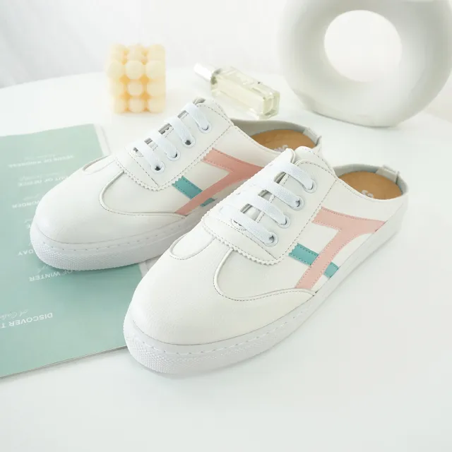 【MATERIAL】【全尺碼23-27】女鞋 穆勒鞋 MIT時尚休閒風懶人鞋 T52119(穆勒鞋)