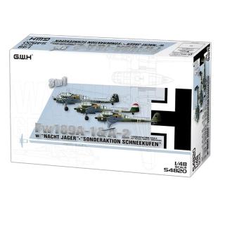 【PowerFalcon】1/48 德國空軍Fw189A-1/A-2(G.W.H. S4820 高空偵察/夜戰/雪橇型 模型)
