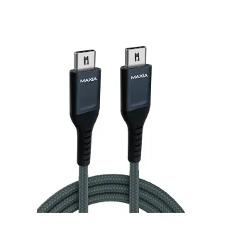 【MAXIA】Ultra Hook- Type C to C 編織快充數據線 150cm-綠(MQC-500)