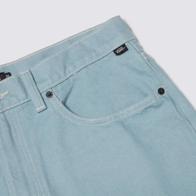 【VANS】官方旗艦 Check-5 Loose Denim 藍色牛仔長褲