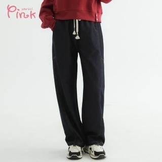 【PINK NEW GIRL】率性修身牛仔長褲 X4512CG