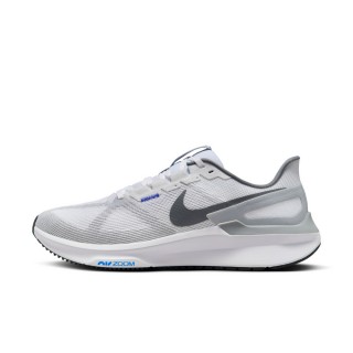 【NIKE 耐吉】AIR ZOOM STRUCTURE 25 慢跑鞋 運動鞋 男鞋 灰白 藍 緩震(DJ7883-111)