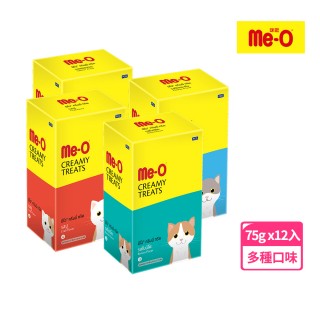 【Me-O 咪歐】啾咪棒貓肉泥 15Gx5入x12包/盒裝(加量包/貓零食/貓肉泥)