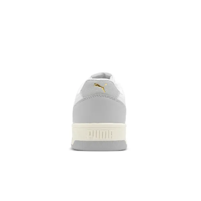 【PUMA】休閒鞋 Court Classic 男鞋 女鞋 灰 白 皮革 復古 百搭 情侶鞋(395018-18)