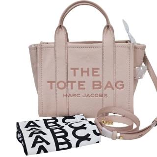 【MARC JACOBS 馬克賈伯】MJ 新色荔枝紋皮革手提袋斜揹包托特包 小款(乾燥玫瑰粉/贈原廠防塵袋紙袋)