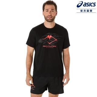【asics 亞瑟士】短袖上衣 男款 FUJITRAIL 海外版 跑步上衣(2011C981-003)