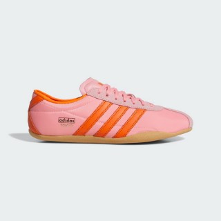【adidas 愛迪達】TOKYO 運動休閒鞋(JI3297 女鞋 ORIGINALS復古休閒鞋 粉橘配色)