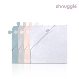 【Shnuggle】連帽圍裙式浴巾(竹纖維抗菌 連帽保暖 穿戴便利)