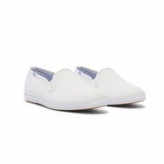 【Keds】經典皮革懶人小白鞋 CHAMPION SLIP LEATHER 9191W110018 WH48600