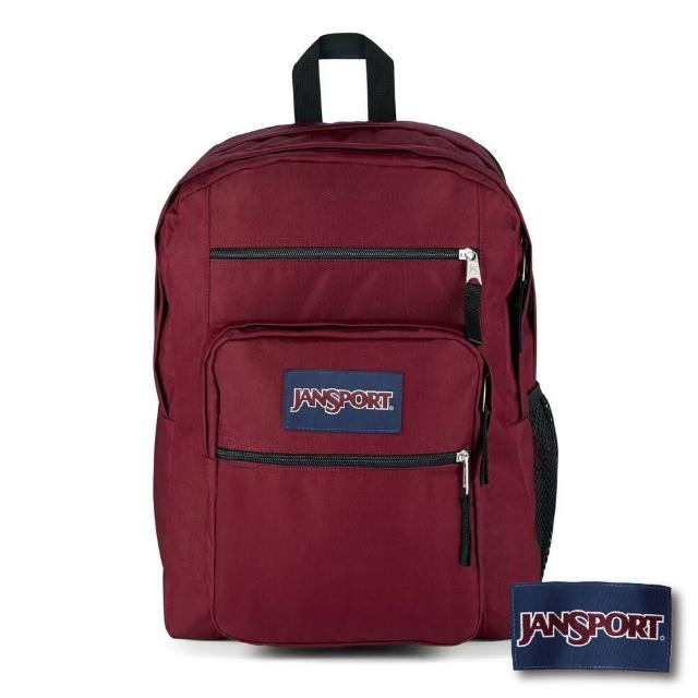 【JANSPORT】BIG STUDENT 校園系列後背包(酒棕紅)