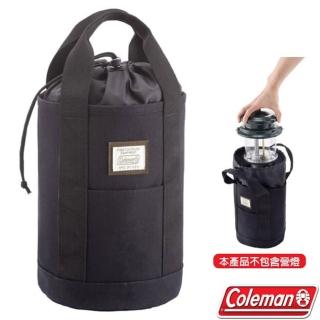 【Coleman】大開口 耐撞擊耐磨氣化燈具收納袋 可高山瓦斯罐.露營裝備袋(CM-37874 黑)