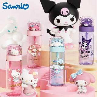 【SANRIO 三麗鷗】三麗鷗幻景太空杯Tritan水杯水壺520ml不含雙酚A(酷洛米/大耳狗/美樂蒂/凱蒂貓)