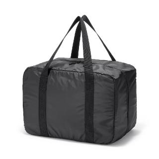 【MUJI 無印良品】可折疊撥水加工波士頓包/36L用(黑色)