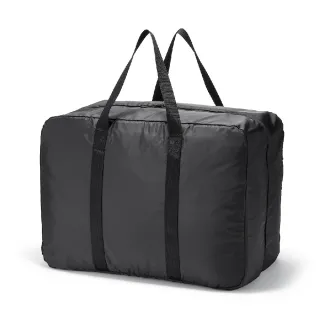 【MUJI 無印良品】可折疊撥水加工波士頓包/105L用(黑色)