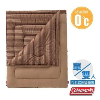 【Coleman】輕量保暖冒險家紓壓睡袋 舒適溫度0℃以上 /信封型睡袋.保暖化纖睡袋(CM-38772)