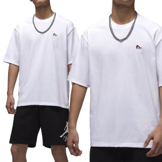 【NIKE 耐吉】J BRND BR SNKR PCH SS 男款 白色 運動 休閒 圓領 上衣 短袖 HJ2327-100
