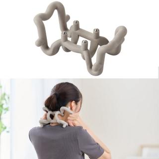【ELECOM】ECLEAR頸部2用肌肉放鬆伸展器(灰)
